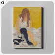 アートパネル-Woman Putting on Her Stockings
 - クリーブランド美術館 Canvas.