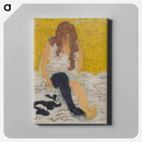 アートパネル-Woman Putting on Her Stockings
 - クリーブランド美術館 Canvas.
