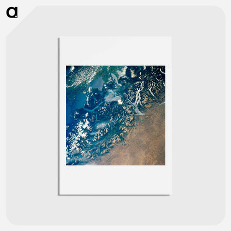 アートポストカード-Earth Observations of Argentina and Chile
 - 上空からの地球 Postcard.