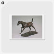 アートポストカード-Galloping Horse - エドガー ドガ Postcard.