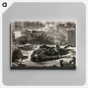 アートパネル-Civil War - エドゥアール マネ Canvas.