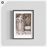 Pyramus and Thisbe - Pyramus Draws His Sword to Slay Himself - エドワード バーン ジョーンズ Poster.