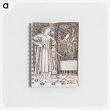 アートメモ帳-Pyramus and Thisbe - Pyramus Draws His Sword to Slay Himself - エドワード バーン ジョーンズ Memo.