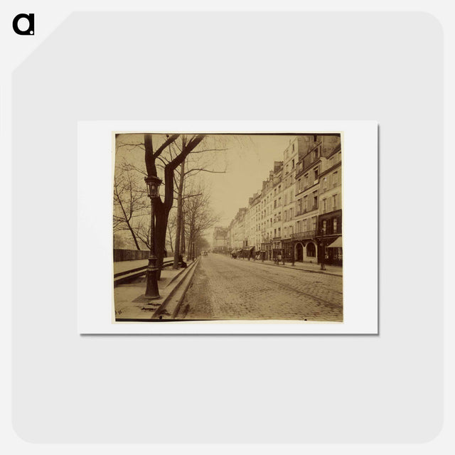 アートポストカード-Quai de l'Hôtel de Ville
 - ウジェーヌ アジェ Postcard.
