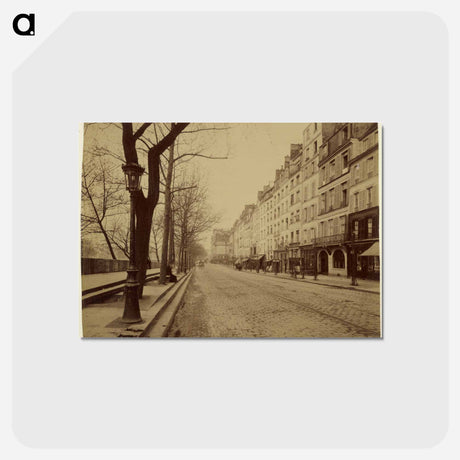 アートポストカード-Quai de l'Hôtel de Ville
 - ウジェーヌ アジェ Postcard.