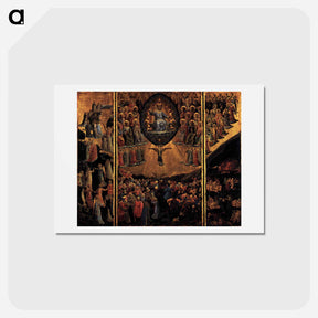 アートポストカード-Last Judgment - フラ アンジェリコ Postcard.