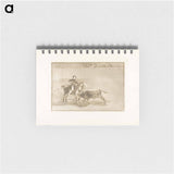 Manly courage of the celebrated Pajuelera in the ring at Saragossa - フランシスコ デ ゴヤ Memo.