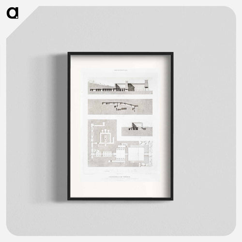 Theban Necropolis Plan
 - Egyptian Art History Poster.