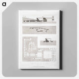 アートパネル-Theban Necropolis Plan
 - エジプト美術史 Canvas.