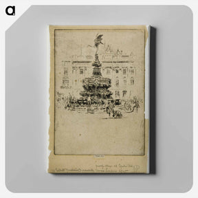 アートパネル-Gilbert's Monument, Piccadilly Circus
 - ジョセフ ペネル Canvas.