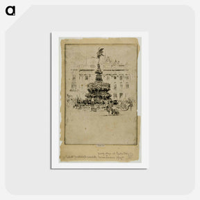 アートポストカード-Gilbert's Monument, Piccadilly Circus
 - ジョセフ ペネル Postcard.