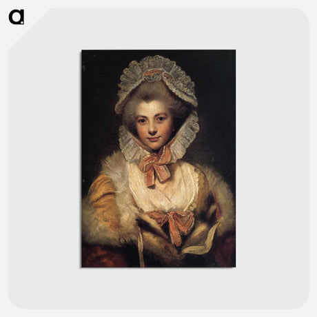 アートポストカード-Countess Lavinia Spencer - ジョシュア レノルズ Postcard.