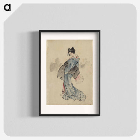 アートポスター-Original public domain image from Library of Congress - 葛飾 北斎 Poster.