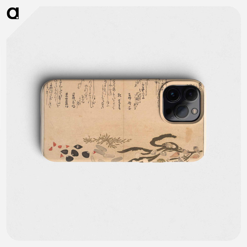 Shells under Water - 喜多川 歌麿 Phone Case.