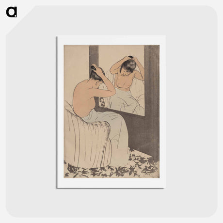 アートポストカード-The Coiffure - メアリー カサット Postcard.