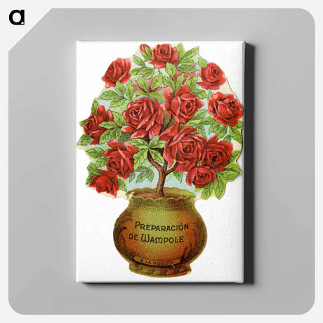 アートパネル-Wampole's Preparation Roses Advertisement
 - 国立医学図書館 Canvas.