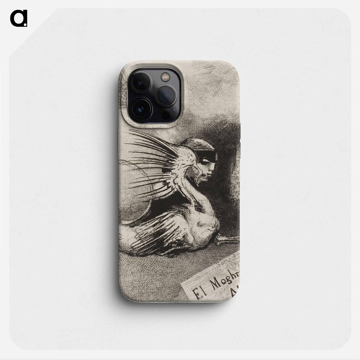 Frontispiece for El Moghreb al Aksa by Edmond Picard - Odilon Redon Phone Case.