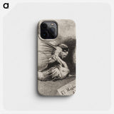 Frontispiece for El Moghreb al Aksa by Edmond Picard - Odilon Redon Phone Case.