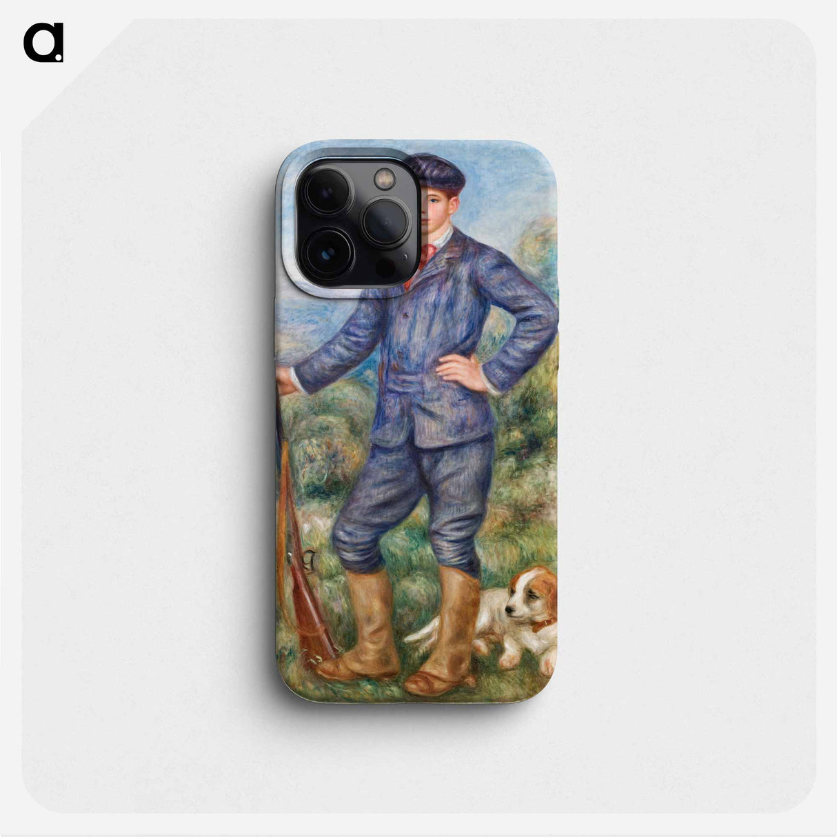 Jean as a Huntsman - Pierre Auguste Renoir Phone Case.