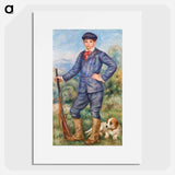 Jean as a Huntsman - Pierre-Auguste Renoir Poster.