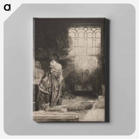 アートパネル-Faust (The Scholar in His Study) - レンブラント ファン レイン Canvas.