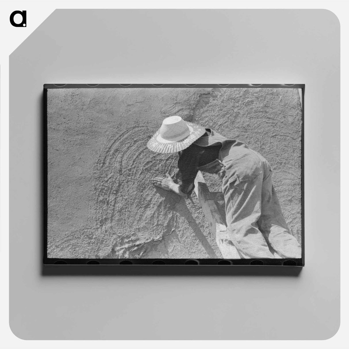 アートパネル-First National Bank Corner
 - ラッセル リー Canvas.
