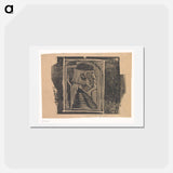 Fantasiekop: profielkop in arceringen
 - サミュエル ジェスルン Postcard.