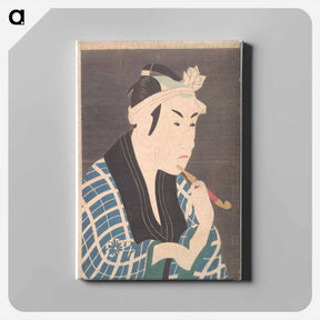 アートパネル-Matsumoto Koshiro IV as the Fish Peddler Gorobei - 東洲斎 写楽 Canvas.