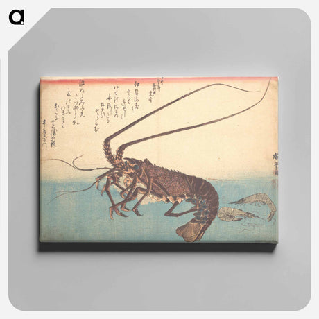 アートパネル-Ise-ebi and Shiba-ebi, from the series Uozukushi
 - 歌川 広重 Canvas.