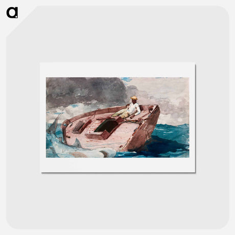 アートポストカード-The Gulf Stream - ウィンスロー ホーマー Postcard.