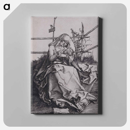 The Madonna on the Grassy Bank - アルブレヒト デューラー Canvas.