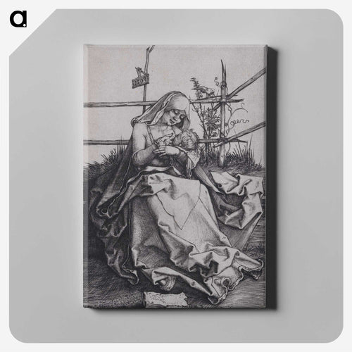 The Madonna on the Grassy Bank - アルブレヒト デューラー Canvas.