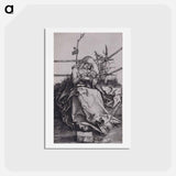 アートポストカード-The Madonna on the Grassy Bank - アルブレヒト デューラー Postcard.
