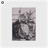 アートポストカード-The Madonna on the Grassy Bank - アルブレヒト デューラー Postcard.