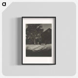 Barn, Lake George - アルフレッド スティーグリッツ Poster.