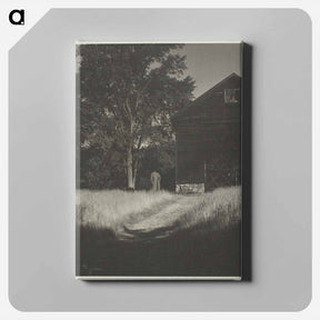 アートパネル-Barn, Lake George - アルフレッド スティーグリッツ Canvas.