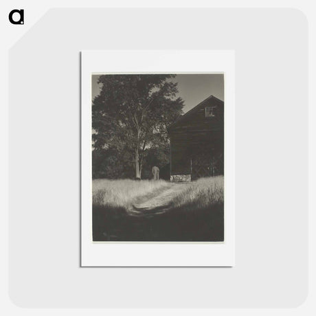 アートポストカード-Barn, Lake George - アルフレッド スティーグリッツ Postcard.