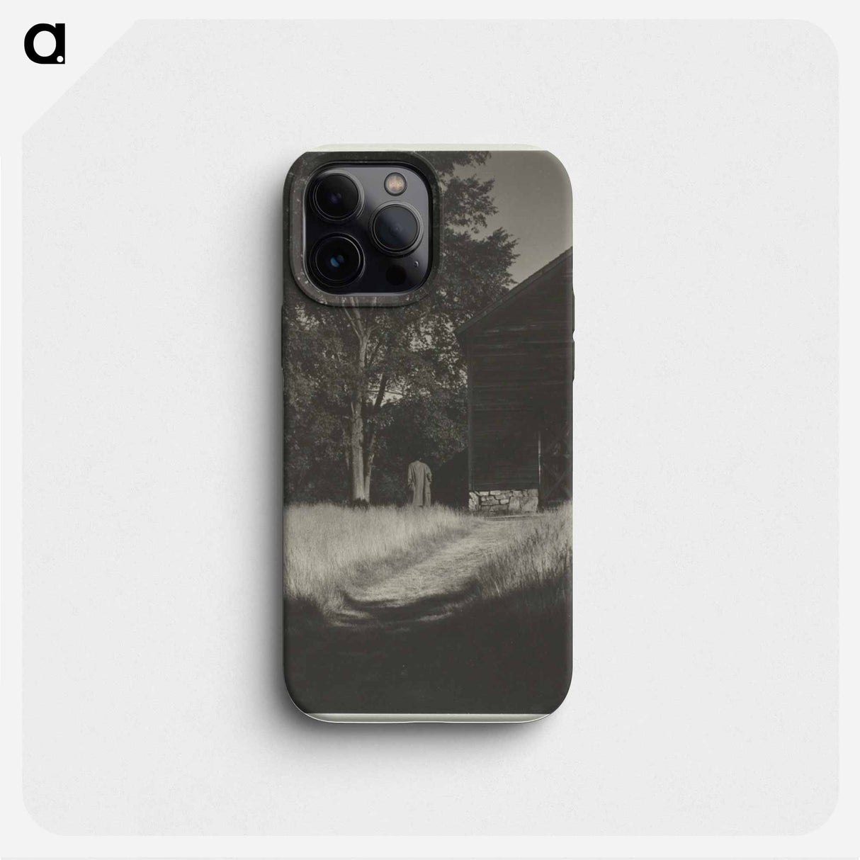 Barn, Lake George - アルフレッド スティーグリッツ Phone Case.