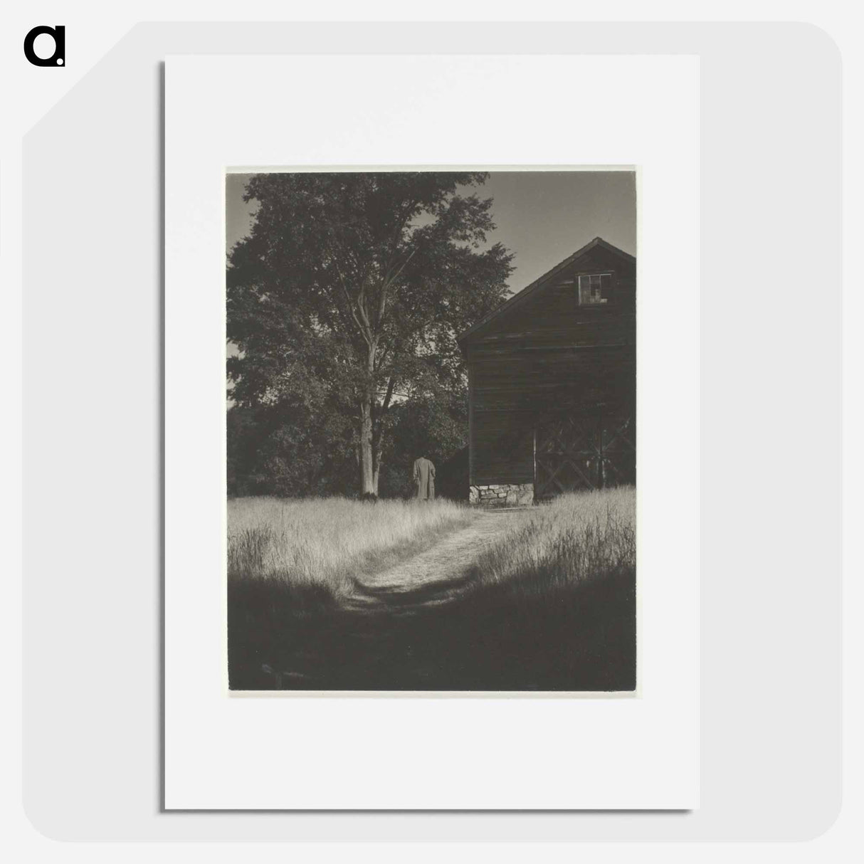 Barn, Lake George - アルフレッド スティーグリッツ Poster.