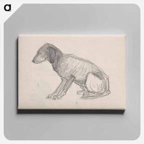 アートパネル-Sketchbook 14 dog - アーノルド ピーター ワイズ クビンチャン Canvas.