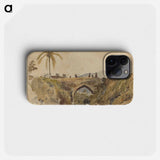 Bridge at Caracas - Camille Pissarro Phone Case.