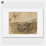 Bridge at Caracas - Camille Pissarro Poster.