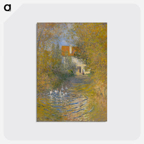 アートポストカード-The Geese - クロード モネ Postcard.