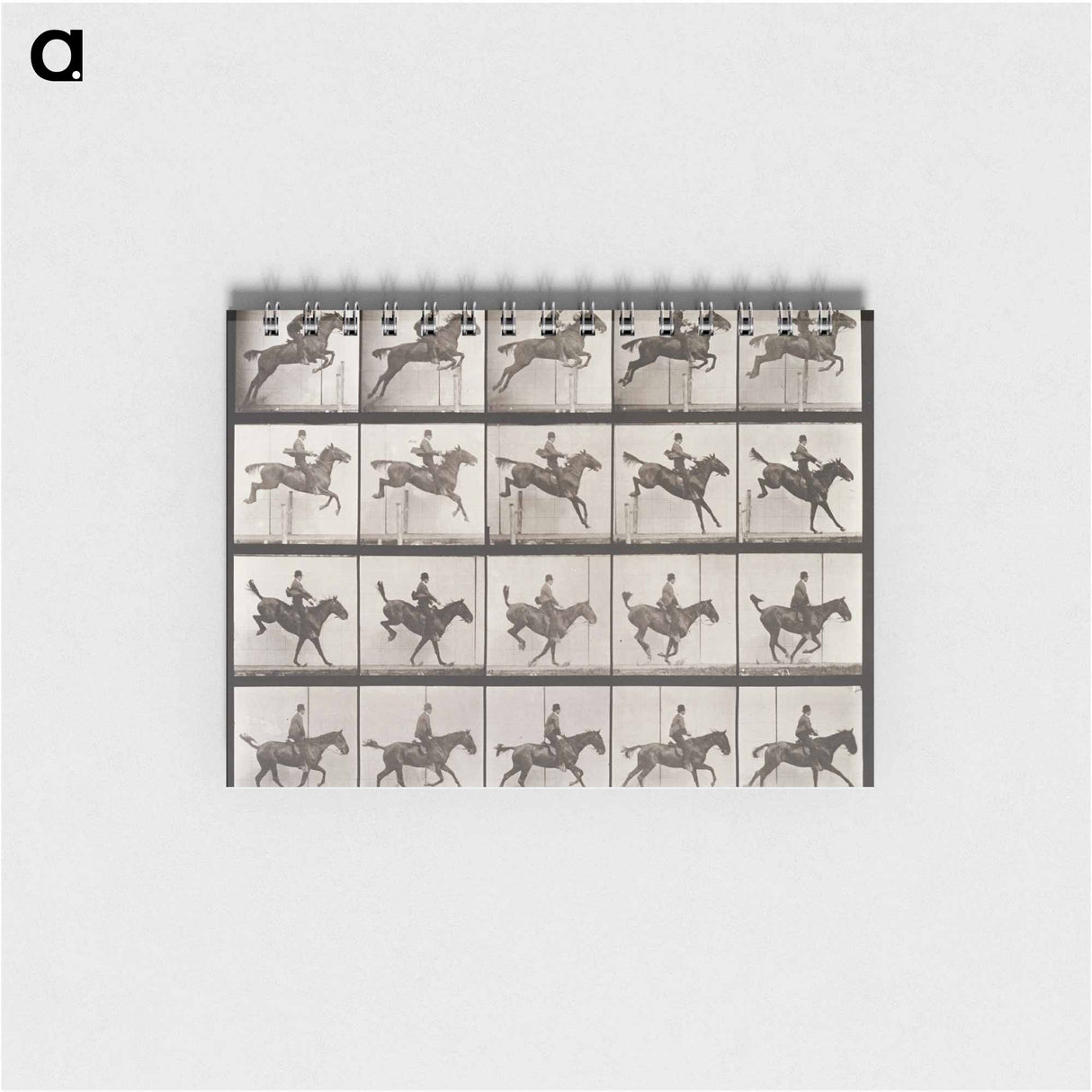 アートメモ帳-Animal Locomotion Plate 637
 - エドワード マイブリッジ Memo.
