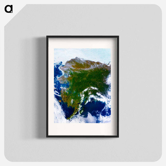 アートポスター-Alaskan Vista
 - 上空からの地球 Poster.
