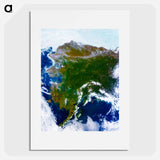 アートポスター-Alaskan Vista
 - 上空からの地球 Poster.