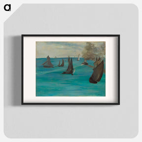 アートポスター-Sea View, Calm Weather - エドゥアール マネ Poster.