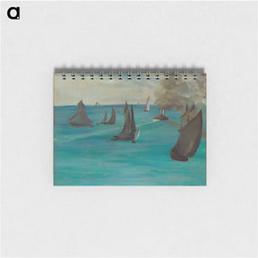 アートメモ帳-Sea View, Calm Weather - エドゥアール マネ Memo.