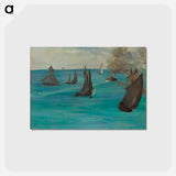 アートポストカード-Sea View, Calm Weather - エドゥアール マネ Postcard.