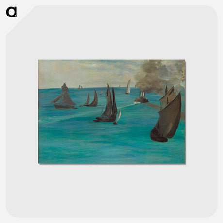 アートポストカード-Sea View, Calm Weather - エドゥアール マネ Postcard.